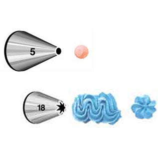 Bicos De Confeitar - Kit Bico Wilton #05, #18